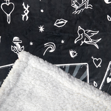 Load image into Gallery viewer, Sailor Jerry Stamps - Sherpa Blanket