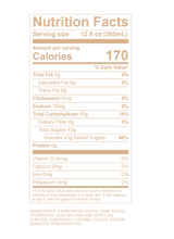 Load image into Gallery viewer, Parlor Beverages Root Beer Nutritional Facts